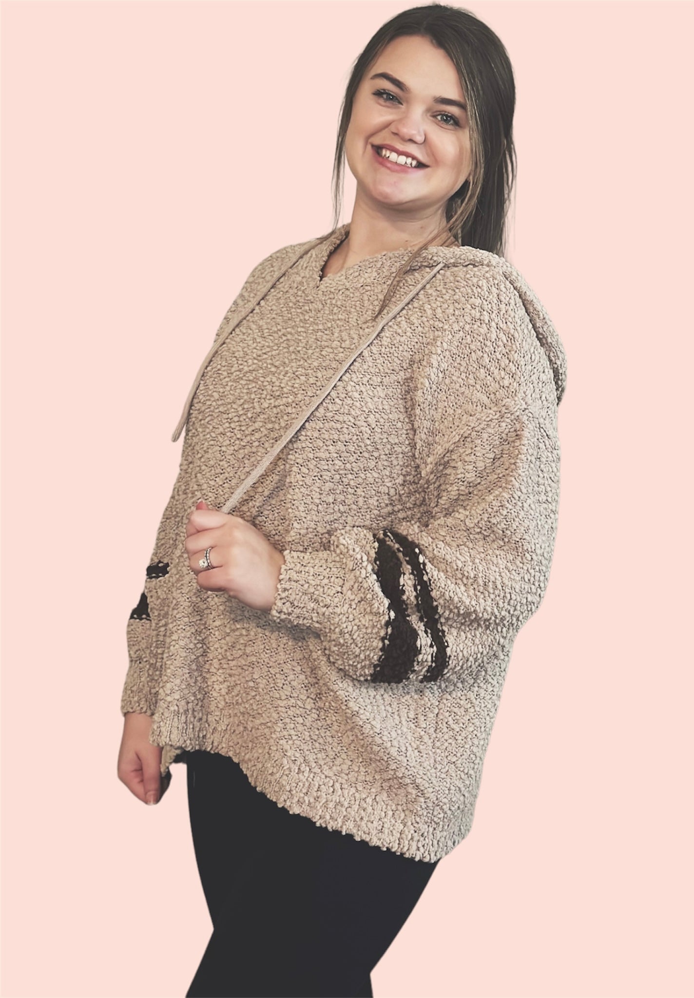 Popcorn sweater hoodie store plus size