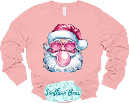 Santa bubble gum