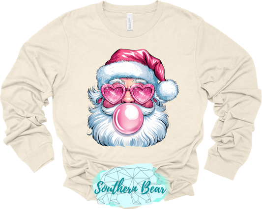 Santa bubble gum