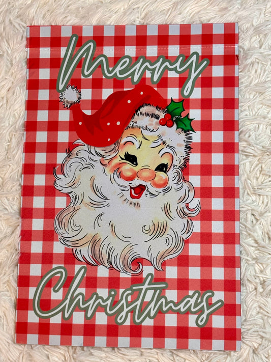 Santa Garden Flag