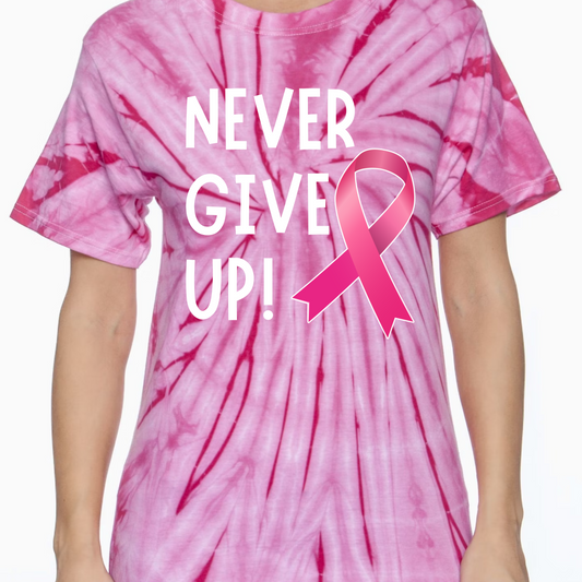 Never Give Up Tye Dye