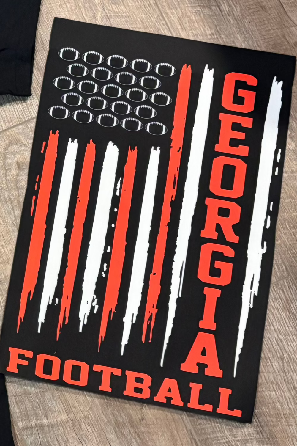 Georgia Football garden flag